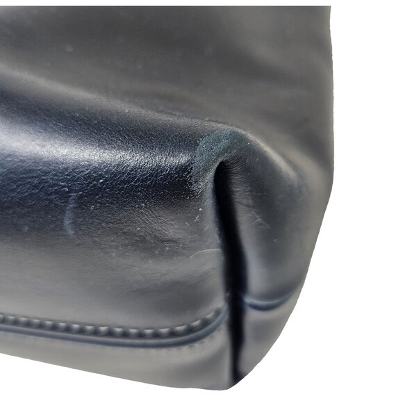 LIFETIME LEATHER Lifetime Tote Bag Navy Blue Minimalist Hand Crafted Durable - Picture 7 of 11